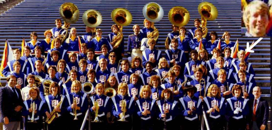 Mr. Holland in the Butler Band
